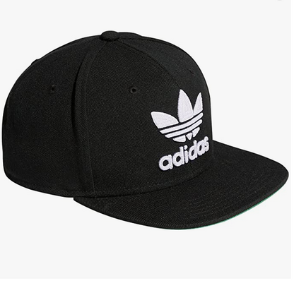 Adidas Originals - Gorra para niño con diseño de trébol y visera plana