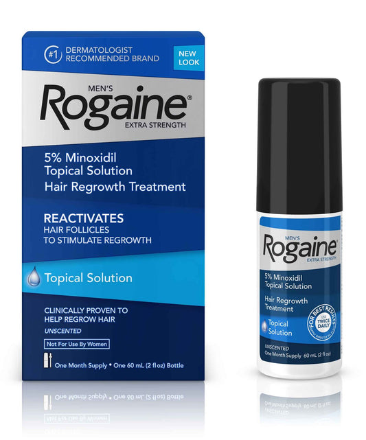 Minoxidil 5% en Solucion Liquida - Rogaine - 60 ml