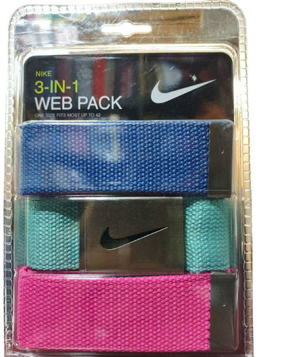 Pack de 3 cinturones para hombre Nike