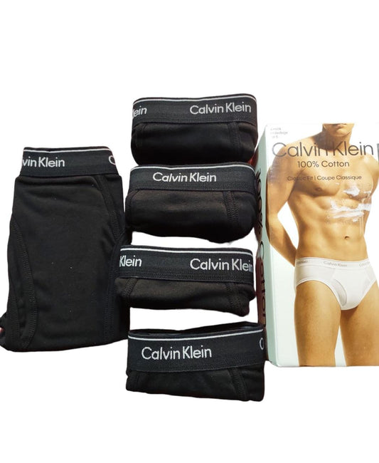 Calzoncillos calvin klein paquete de 5 , color negro