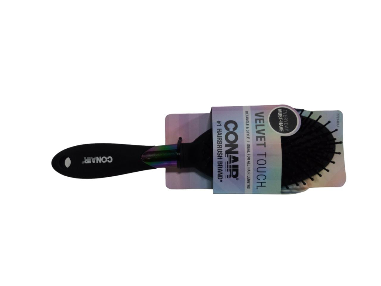 Cepillo para el cabello color negro modelo ovalado - Velvet Touch