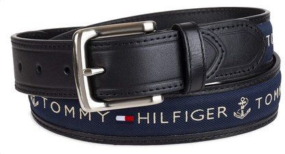 Tommy Hilfiger correa de cuero para hombre