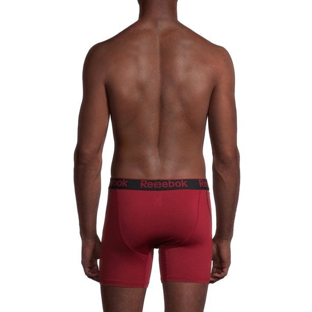 Reebok Men's Pro Series Performance Boxer Brief Underwear, 3-Pack