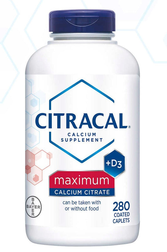 Citracal - Citrato de Calcio y Vitamina D3 - 280 tabletas