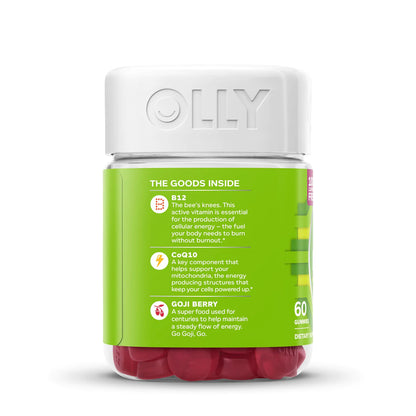 OLLY Daily Energy con Vitamina B12 sabor Tropical Passion-60 Gomitas