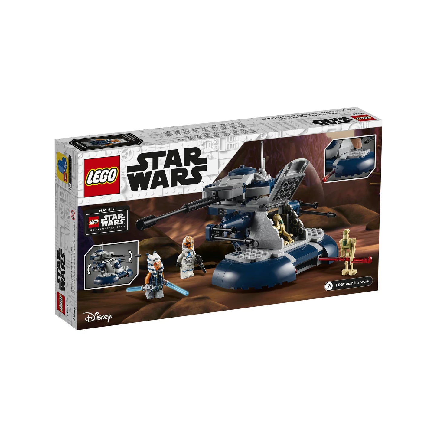 LEGO Star Wars: The Clone Wars Armored Assault Tank (AAT) 75283 Building Toy for Kids (286 Piezas)