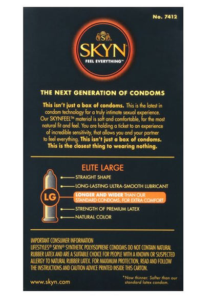 SKYN Elite Large  12 unidades