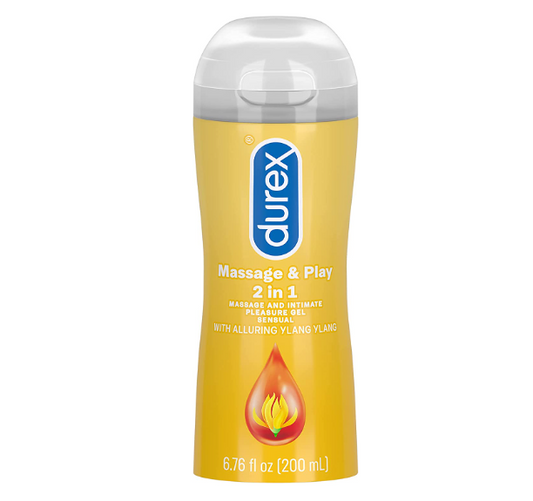 Durex Masaje Sensual & Juego 2 en 1 lubricante personal , 200ml