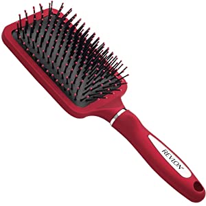 Revlon Essentials Cepillo plano Lacio y suave, Rojo : Belleza y Cuidado Personal