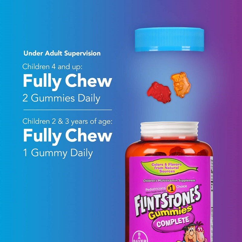 Flintstones en Gomitas Vitaminas Para Niños - Bayer - 250 Unidades