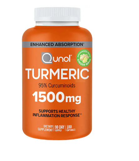 Turmeric 1500mg , 180 capsulas - Qunol