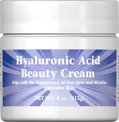 Beauty Cream Acido Hialuronico Puritan's Pride - Renueva La Piel Y Elimina Arrugas