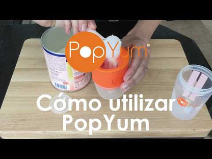 PopYum Fórmula anticólica 9 onzas para fabricar, mezclar, dispensar, biberones, paquete de 3 und