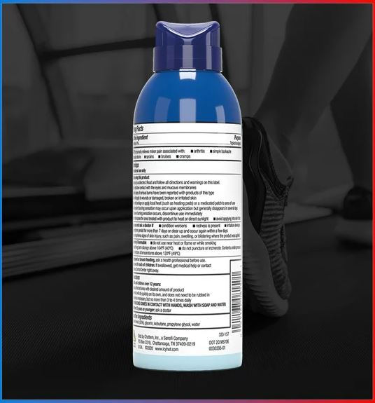 Icy Hot Original Alivio del dolor Spray seco 4oz (113gr)