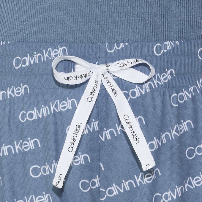 Calvin Klein - Pijama de forro polar para mujer