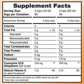 Qunol Liquid CoQ10 100 mg., 30.4 Ounces