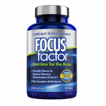 Focus Factor Suplemento Vitaminico para el Cerebro 180 tabletas