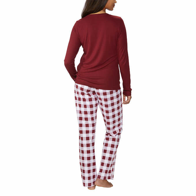 Calvin Klein - Pijama de forro polar para mujer