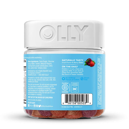 OLLY Kids Multi + Probiotic Gummies Berry Punch - Gomitas