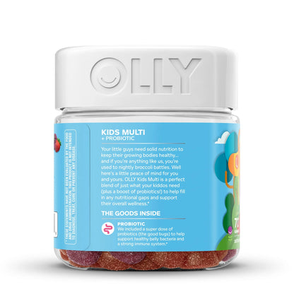 OLLY Kids Multi + Probiotic Gummies Berry Punch - Gomitas
