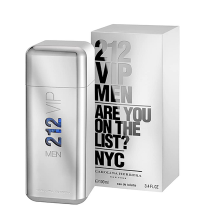 212 VIP para hombre NYC EDT , 100ml - Carolina Herrera