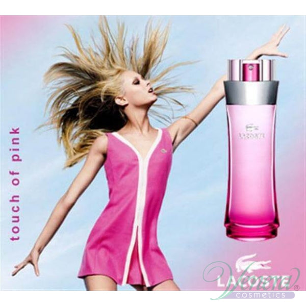 LACOSTE TOUCH OF PINK EAU DE TOILETTE 90ML PARA ELLA