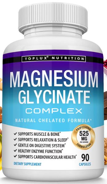 Toplux Magnesium Glycinate Complex 90 Cápsulas