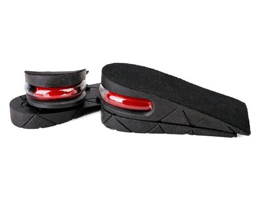 Plantillas elevadoras corta color negro, 3 cm