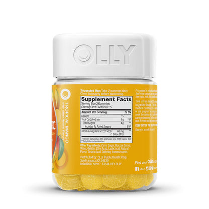 OLLY PROBIOTIC INMUNE AND DIGESTIVE HEALTH - 1 BILLION LIVE CULTURES
