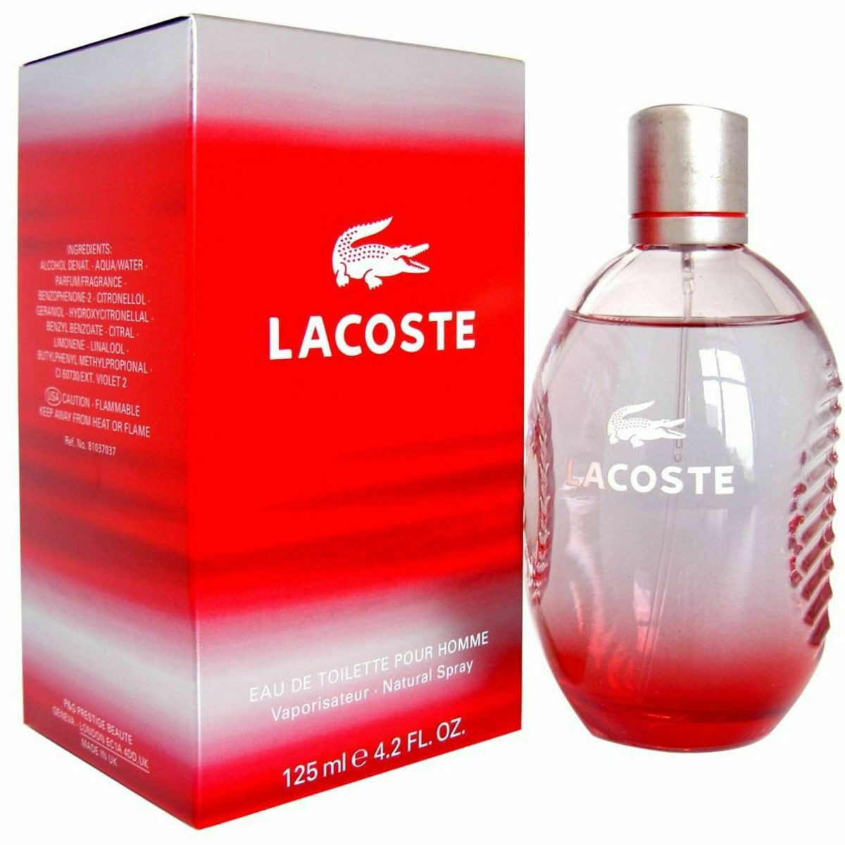 Lacoste Red Style in Play para Hombre 125ml. Eau de Toilette