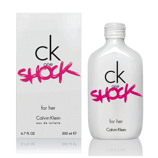 CK ONE SHOCK para mujer. EAU DE TOILETTE