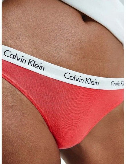 Tanga Calvin Klein  de algodón con logotipo pack de 5 unidades