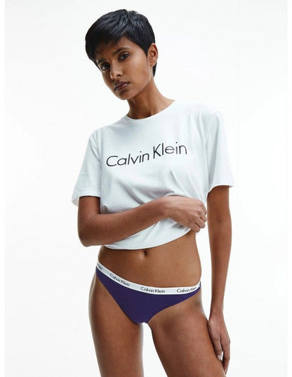 Tanga Calvin Klein  de algodón con logotipo pack de 5 unidades