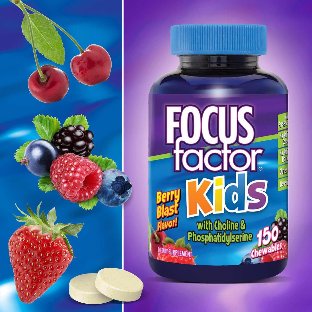 Focus Factor Kids 150 capsulas masticables